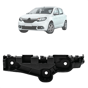 Guia Esquerda Parachoque Dianteiro Sandero Logan 2015 2016 2017 2018 2019