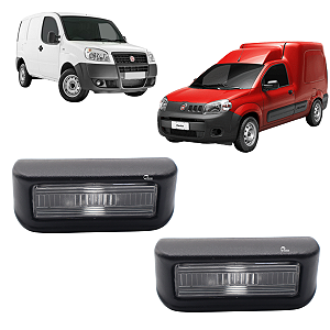 Par Lanterna Da Placa Fiorino 2013 Até 2021 Doblo 2002 Até 2021 Sem Soquete