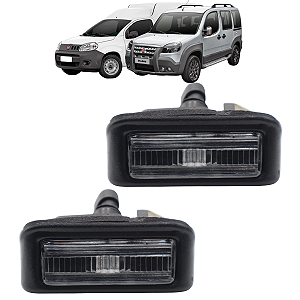 Par Lanterna Da Placa Fiorino 2013 Até 2021 Doblo 2002 Até 2021 Sem Soquete