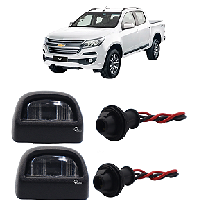 02 Lanterna De Placa S10 2012 2013 2014 2015 2016 2017 2018 2019 2020 Com Soquete