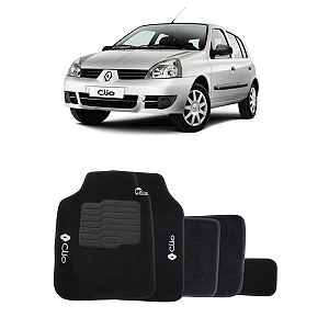 Tapete Clio 1996 1997 1998 1999 A 2012 Carpete Logo Bordado