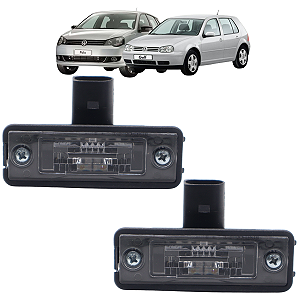 Par Lanterna Da Placa Polo 2003 Até 2012 Golf Sapão 2000 Até 2006