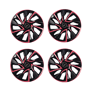 Jogo 4 Calotas Aro 13 Universal Pink Rosa Todos Carros DS4