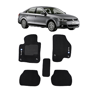 Tapete Jetta 2011 2012 2013 2014 2015 2016 2017 2018 Carpete Logo Bordado