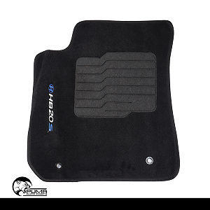 Tapete Hb20s 2012 2013 2014 2015 2016 2017 2018 Carpete Logo Bordado