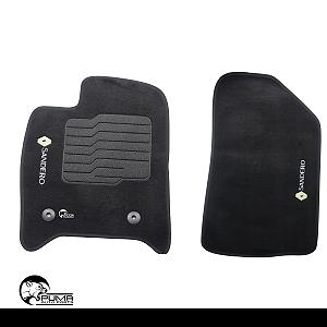 Tapete Sandero 2008 2009 2010 2011 2012 2013 2014 2015 A 2020 Carpete Logo Bordado