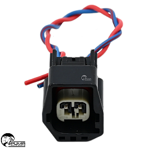 Chicote Plug Conector 2 Vias Reservatório De Água Linha Ford