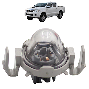 Lanterna Luz Placa Hilux 2005 2006 2007 2008 2009 2010 2011 2012 2013 2014 Com Soquete