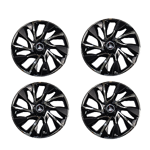 Jogo com 4 Calotas DS4 Silver Cup Prata Aro 14