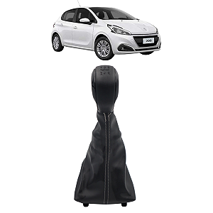 Bola Manopla + Coifa De Câmbio Peugeot 208 2014 15 16 17 18 19 2020