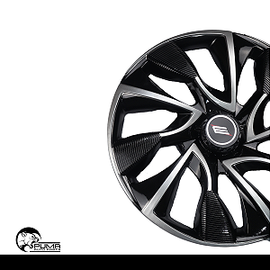Calota Universal DS4 Black Preto Unidade Aro 15