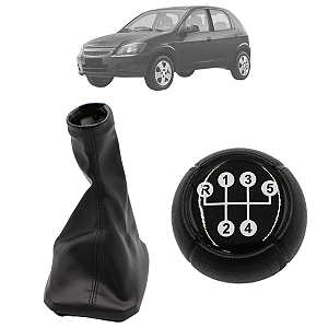 Bola Manopla Coifa Capa Do Câmbio Gm Celta 2000 A 2015 Com Base