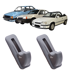 02 Puxador Acionador Banco Monza Hatch/Sedan Ipanema Kadett Chevette Cinza