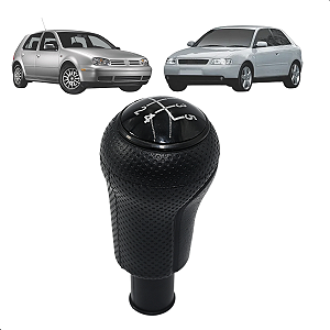 Manopla Bola Cambio Golf 1996 A 2006 Audi A3 1997 A 2000 Polo Classic 1999 a 2007 Preta