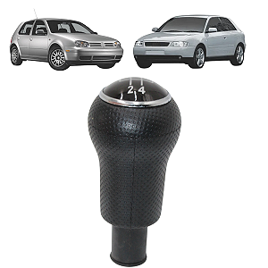 Manopla Bola Cambio Golf 1999 a 2006 A3 1997 a 2000 Polo Classic 1999 a 2007 Cromado