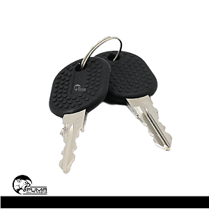 Par Maçaneta Externa da Porta Dianteira Com Chave Uno Prêmio Mille 1995 Até 2004