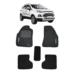 Tapete EcoSport 2003 2004 2005 2006 2007 2008 2009 2010 2011 2012 Carpete Logo Bordado