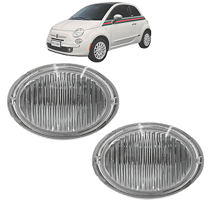 2 Lanterna Seta Pisca Lateral Paralama Cristal Fiat 500
