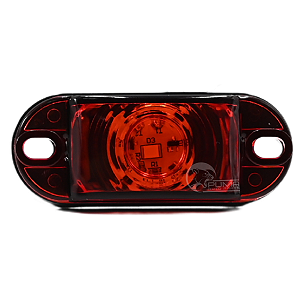 Lanterna Placa Delimitadora LED Bivolt 12v 24v Caminhão Baú