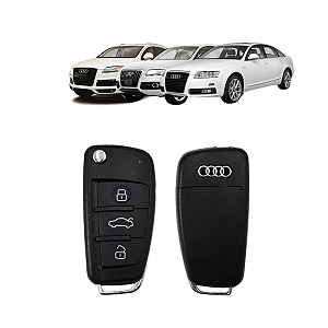 Carcaça Chave Canivete Audi A1 A3 A4 Q7 Q3 Q5 2006 2007 2008 2009 2010 2011 2012 2013