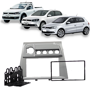 Moldura 2 Din Multimidia Dvd Mp5 Saveiro G6 Saveiro Robust G7