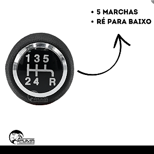 Manopla Bola Câmbio Grand Siena 2012 2013 2014 2015 2016 2017 2018 2019 2020 2021