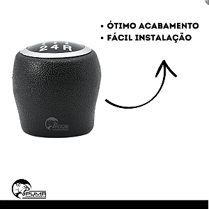 Manopla Bola De Câmbio Palio G5 2012 2013 2014 2015 2016 2017