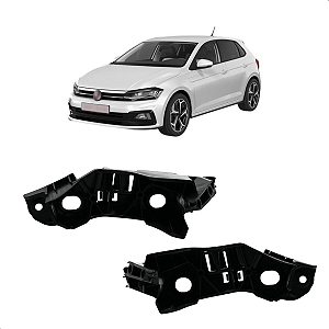 Par Suporte Guia Parachoque Dianteiro Polo Virtus 2018 2019 2020 2021 2022