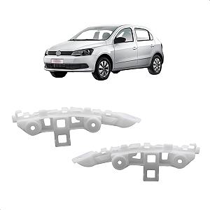 Par Suporte Guia Parachoque Dianteiro Gol G6 2013 2014 2015 2016