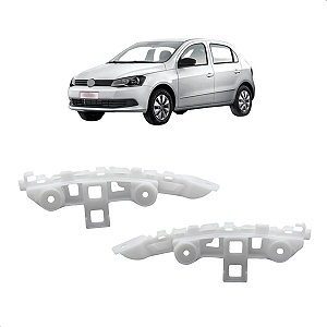 Par Suporte Guia Parachoque Dianteiro Gol G6 2013 2014 2015 2016