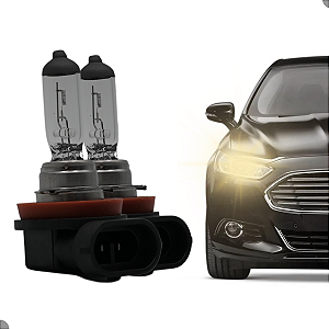 Kit 2 Lâmpada Comum H8 12v 35w Halógena Farol Milha