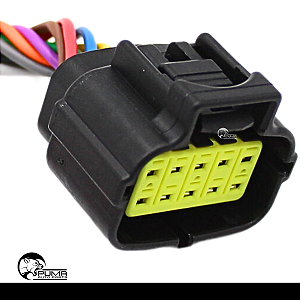 Chicote Conector Farol Principal Scania S5 10 Vias