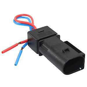Chicote Conector Buzina Jetta Gol Fox Voyage Up Macho 2 Vias