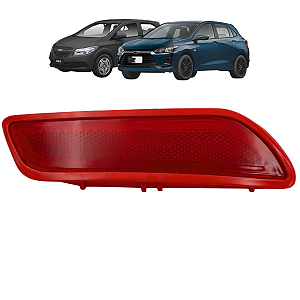 Refletor Parachoque Traseiro Onix Ls Lt 2013 Até 2016 Onix Joy 2017 2018