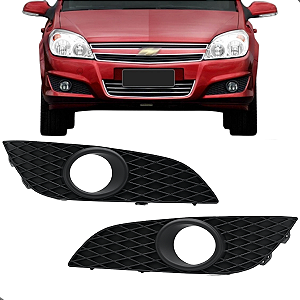 Par Grade Moldura Farol Milha Vectra Gt Gtx 2009 2010 2011 2012 2013 C/furo