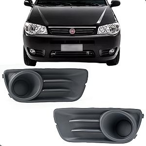 Par Moldura Grade Farol Milha Palio G3 2011 12 13 14 15 2016 Siena Economy