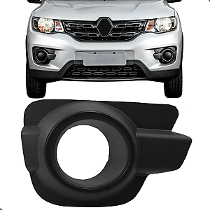 Moldura Farol Milha Renault Kwid 2017 2018 2019 2020 Com Milha