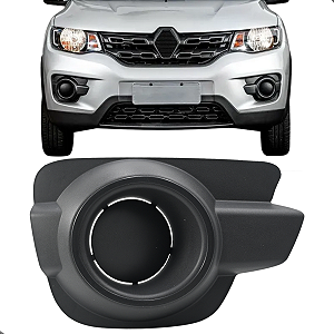 Moldura Farol Milha Renault Kwid 2017 2018 2019 2020 Sem Furo