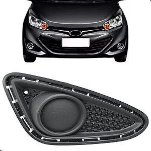 Moldura Farol Milha Hyundai Hb20 2012 2013 2014 2015 Sem Furo