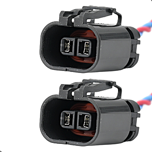 Par Conector Plug Chicote Ventoinha Mitsubishi Lancer Asx