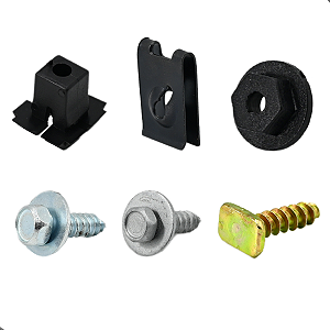 Kit Grampo Presilha Parachoque Dianteiro Corsa Hatch Sedan Pick-Up Wagon