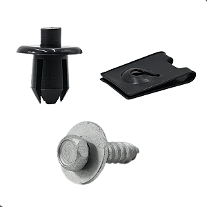 Kit 14 Grampo Presilha Parabarro Dianteiro Corsa 1994 95 96 97 98 99 00 a 2010