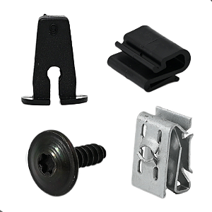 Kit 24 Grampo Parabarro Dianteiro Gol Saveiro Voyage G6 G7 2012 a 2020