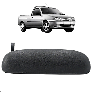 Puxador Maçaneta Tampa Caçamba Ford Courier 1996 Até 2013 Plástico