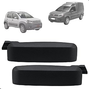 2 Maçaneta Externa Dianteira Traseira Uno G2 Fiorino 2010 2011 2012 2013 2014