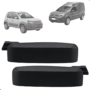 2 Maçaneta Externa Dianteira Traseira Uno G2 Fiorino 2010 2011 2012 2013 2014