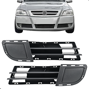 Par Grade Farol Milha Astra 2003 2004 2005 2006 2007 2008 A 2011 Sem Furo