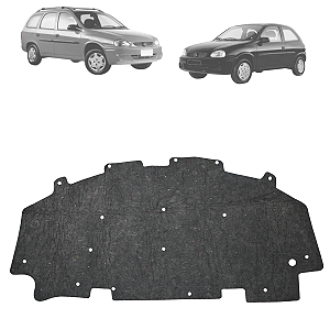 Manta Forro De Capô Corsa Wind Pickup Wagon 1995 Até 2001 + Presilhas