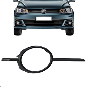 Moldura Farol Milha Gol Voyage G7 2016 2017 2018 2019 Aro Preto