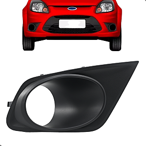 Grade Farol Milha Ka 2012 2013 2014 2015 2016 Com Furo Preta